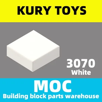 Kury Brinquedos de DIY MOC Para 3070B bloco de Construção de peças Para Telha de 1 x 1 com o Groove Para o brinquedo de tijolo