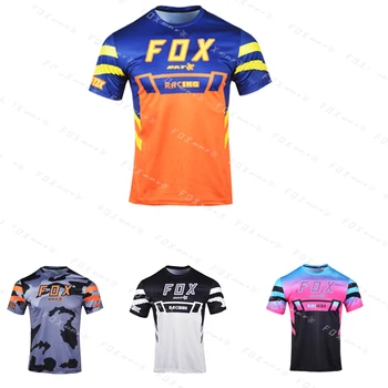 Mannen Downhill Jersey Morcego Fox Mountain Bike De Btt Camisas De Offroad Dh Motocross Moto Roupas T-Shirts De Bicicleta De Downhill