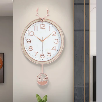 Minimalista Nórdicos Relógio De Parede Mecanismo De Cozinha Moderno Relógio De Parede Sala De Estar, Relógio Digital De Parede Para Decoração De Itens
