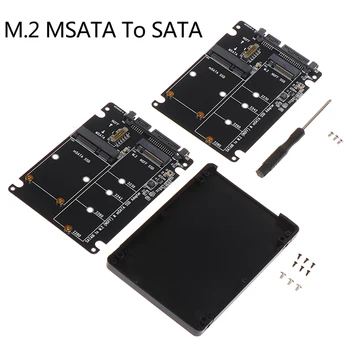 NGFF Para SATA 3 External HDD SSD MSATA Adaptador M. 2 SATA placa de Adaptador de Protocolo