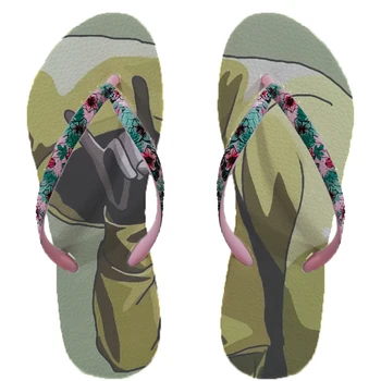 Non-slip Sandálias Mulher de Verão 2023, Confortáveis E Elegantes, os Sapatos da Mulher Para Viagens Chinelos de quarto Flor Senhoras Flip Flops Feminino