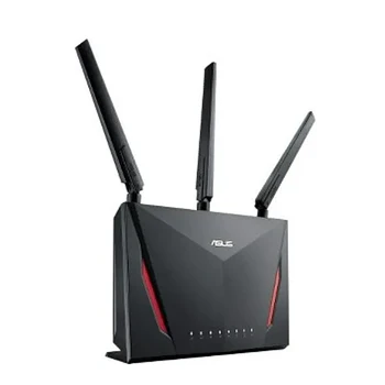 O ASUS RT-AC86U AC2900 Top 5 de Melhores Wireless Roteador Wi-Fi 802.11 AC MU-MIMO de Dupla banda de 2,4 GHz/5 GHz 1600Mbps 4port Gigabit