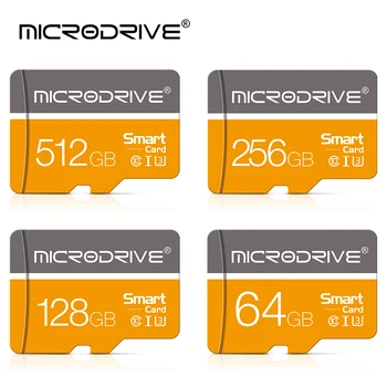 O mais novo Micro SD TF Cartão de 32gb e 64 gb, 128 gb Cartão de Memória Classe 10 Mini Cartões de memória Flash 32gb 256GB de Alta Velocidade Cartao de Memoria SD Adaptador