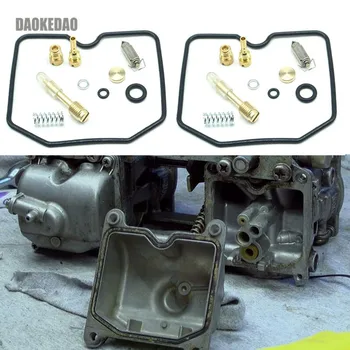 Para a Kawasaki LTD 454 500 EN450 EN500 Carburador Kit de Reparação de Jatos de Parafusos Retentores Para Keihin CVK Carb Reconstruir Partes 2 Conjuntos