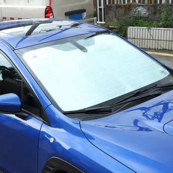 Para Subaru WRX 2021 2022 2023 Folha de Alumínio do Carro Prata Térmica Cortina de Sombreamento Protetor solar Acessórios do Carro