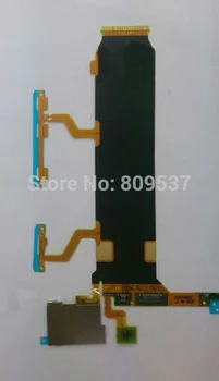 Para Xperia Z Ultra XL39h Honami LCD placa-mãe Fita de ligar/Desligar Botão de Volume do cabo do Cabo flexível 5pcs/monte