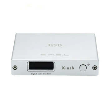 SMSL Interface Digital de Áudio X-USB XMOS U208 DAC 768KHZ DSD512 I2S USB para Coaxial/Óptica/Conversor DSD