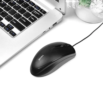 USB Mouse com Fio 1000DPI Ajustável de 3 Botões Óptico Jogador Profissional do Office Mouse Acessórios de Computador Ratos para PC Portátil