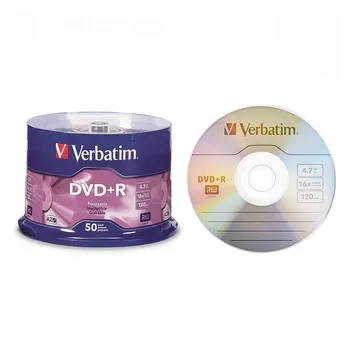 Verbatim 4.7 GB AZO DVD+R de gravação de 16X 120MIN 50Pcs/Barril