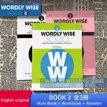 WORDLY SÁBIO 3000 Livro K-Book12 IELTS, TOEFL, inglês Vocabulário Palavra de Expansão Livro 3 Aprendizagem de inglês para Crianças Frete Grátis