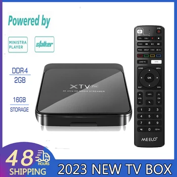 XTV PRO Amlogic S905X3 CAIXA de TV STALKER mais Inteligente XTV PRO 1000M HDR10 2,4 G/5G Android 9.0 Dupla WiFi MEDIA XTV PRO